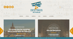 Desktop Screenshot of destinosactuales.com